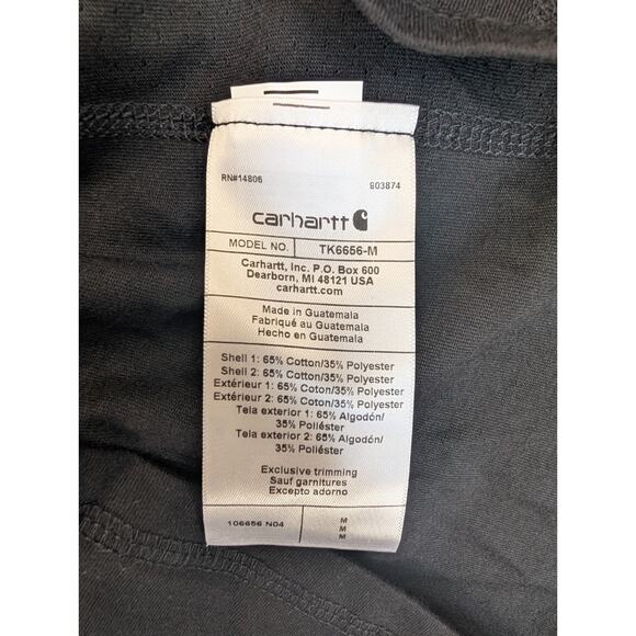 Carhartt Force Pocket T-Shirt Mens M Black Relaxed Fit Midweight TK6656-M NWT - Picture 4 of 5